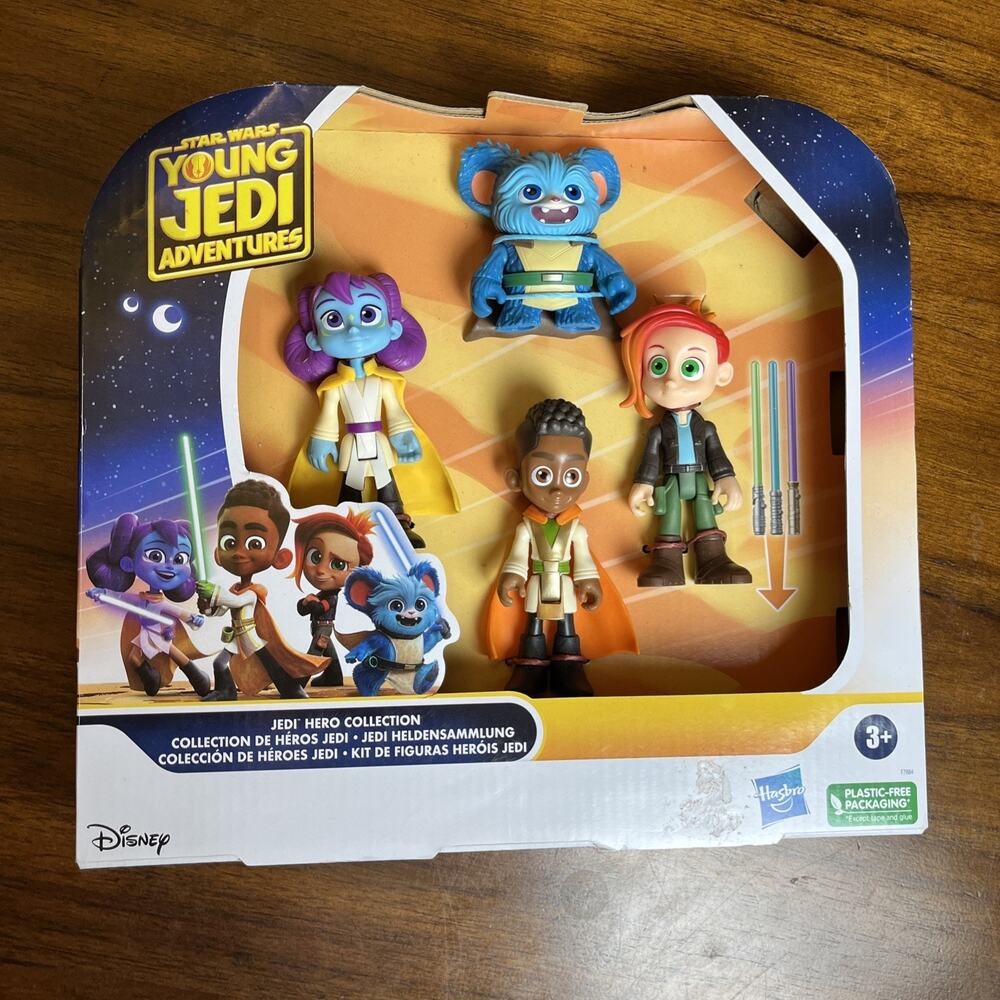 Star Wars Young Jedi Adventures 4-Pack Hero Collection Action Figure Kai Lys Nub